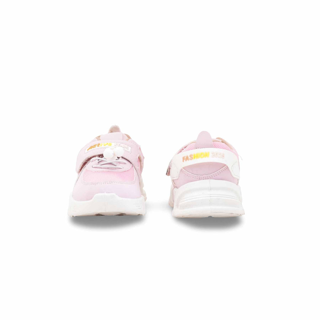 Girls Pink Casual Jogger KD1896