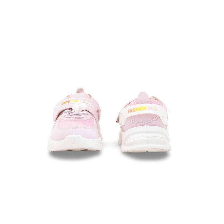 Girls Pink Casual Jogger KD1896