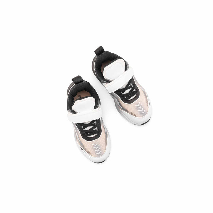 Girls White Casual Jogger KD1924