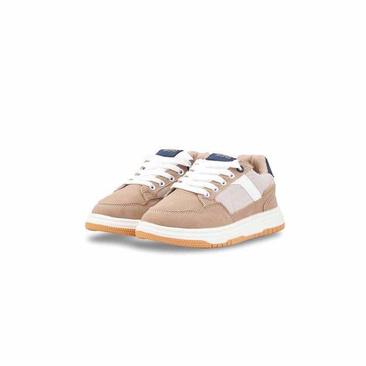 Girls Beige Casual Jogger KD1936