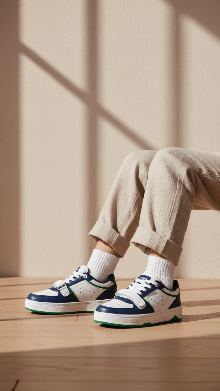 Girls Navy Casual Jogger KD1946