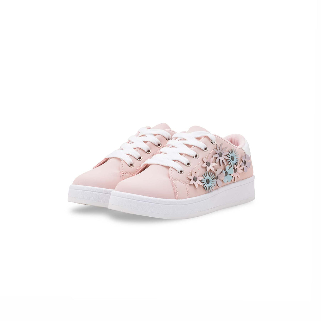 Girls Pink Casual Jogger KD1950