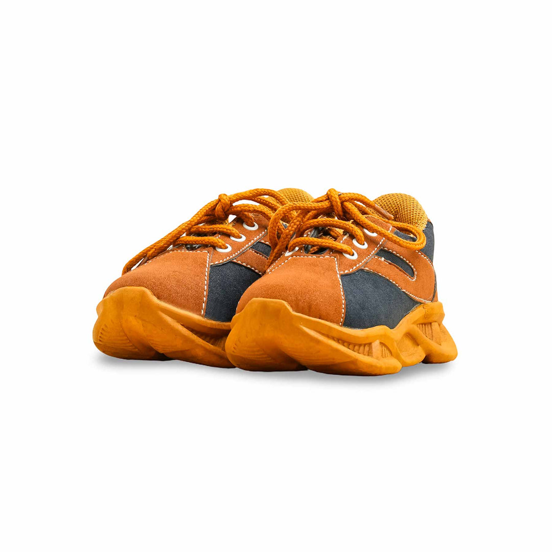 Babies Brown Casual Booties KD1958