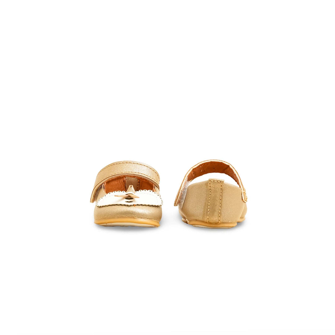 Babies Golden Casual Booties KD1971