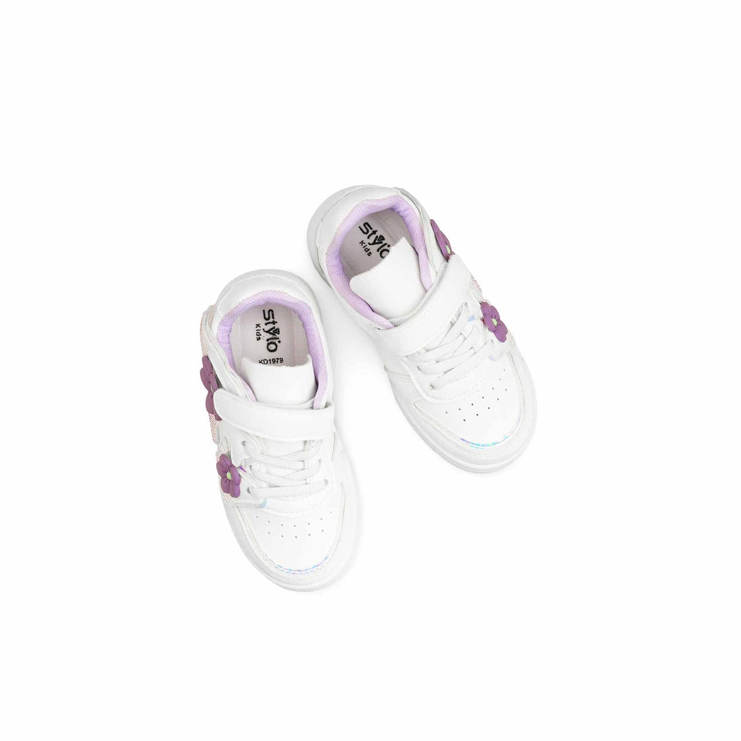 Girls Purple Casual Jogger KD1979