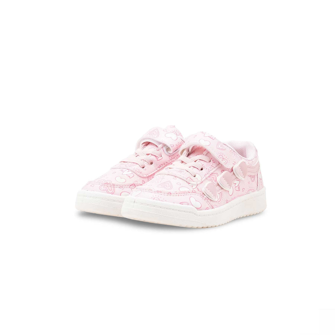 Girls Pink Casual Jogger KD1981