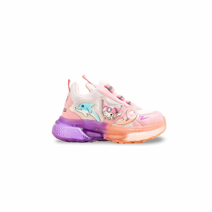 Girls Pink Casual Jogger KD1993