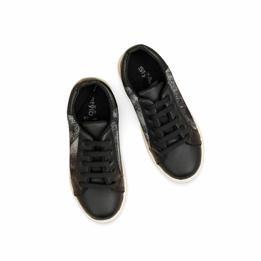 Girls Black Casual Jogger KD1997