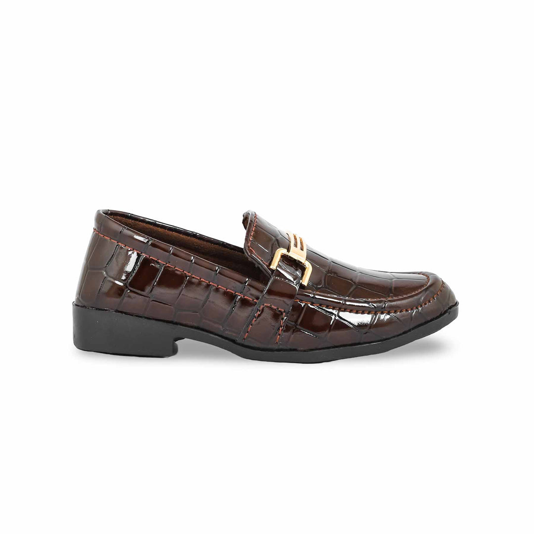 Boys Coffee Formal Shoes KD2197