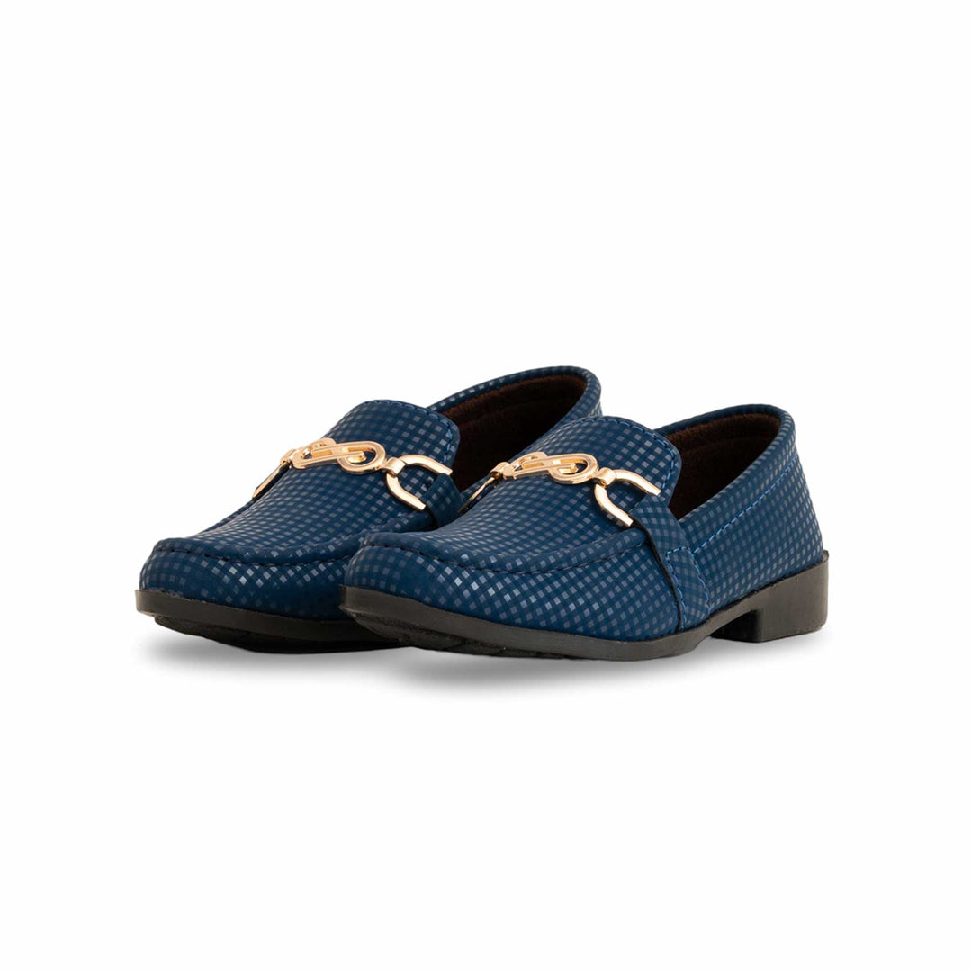 Boys Navy Formal Shoes KD2198