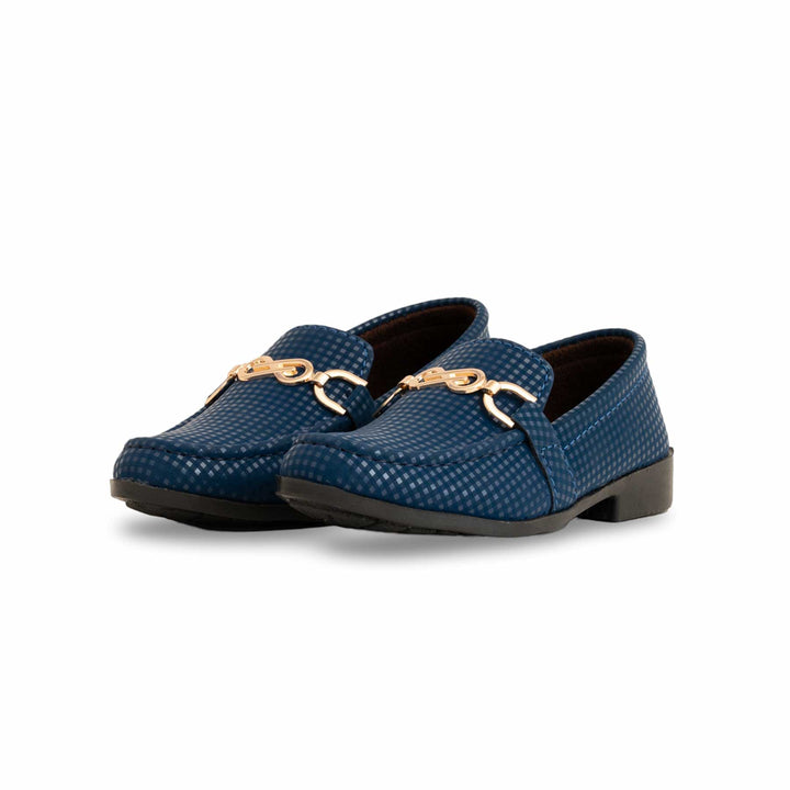 Boys Navy Formal Shoes KD2198