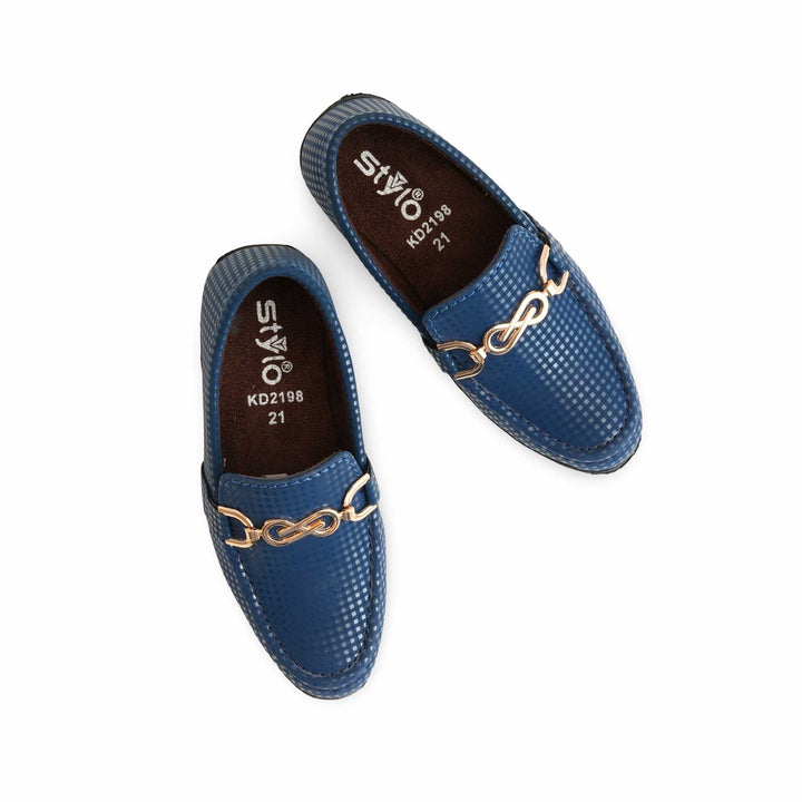 Boys Navy Formal Shoes KD2198