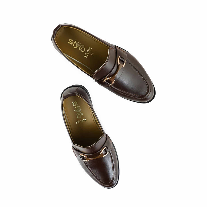 Boys Coffee Formal Shoes KD2218