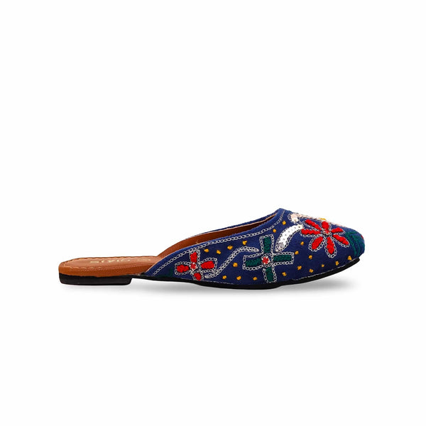 Girls Blue Fancy Khussa KD2236