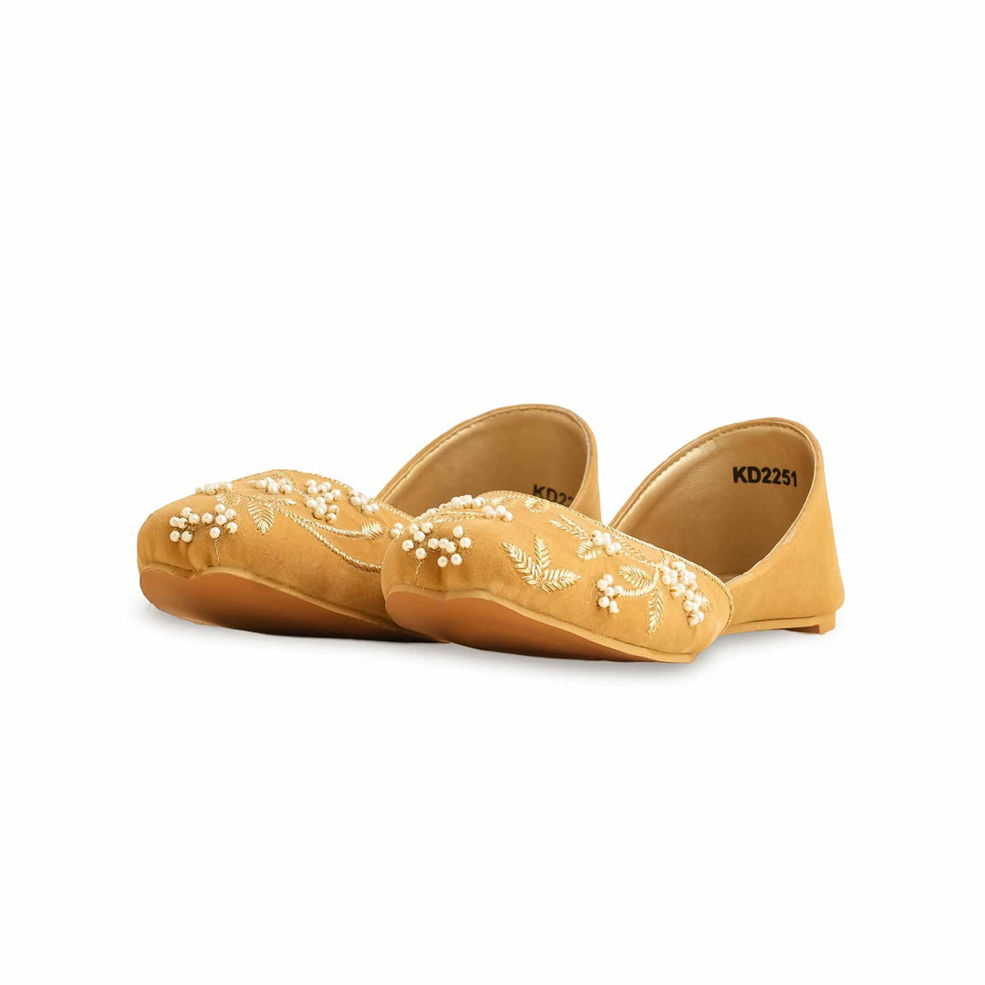 Girls Golden Fancy Khusa KD2251