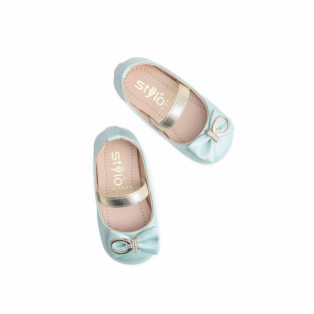 Girls PISTAGREEN Formal Pumps KD2266