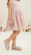 Girls Peach Formal Pumps KD2270