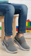 Boys Grey Casual Canvas KD2326
