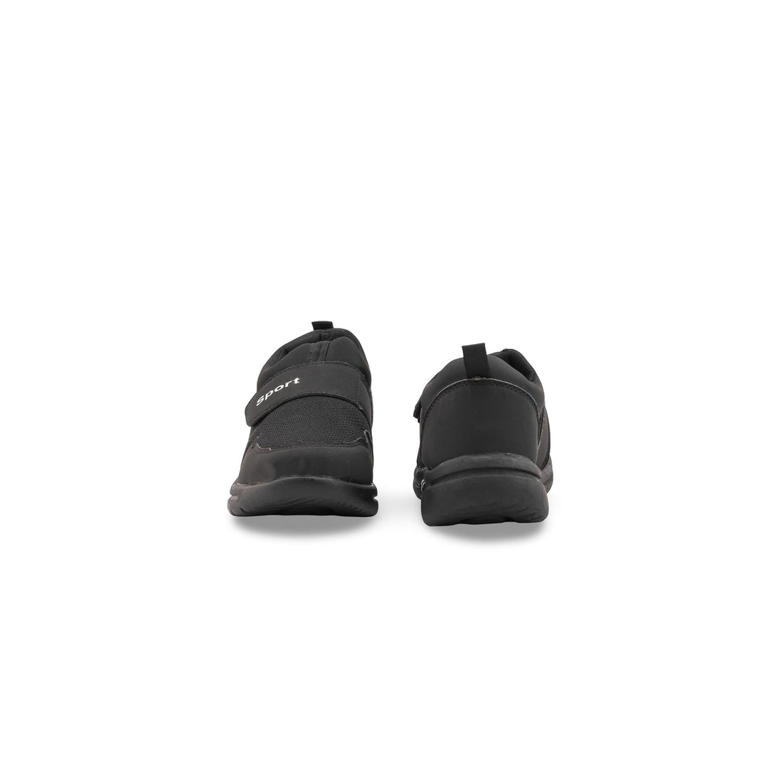 Boys Black Casual Canvas KD2328