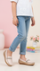 Girls Golden Formal Moccasin KD2355