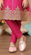 Girls Peach Fancy Pumps KD2363