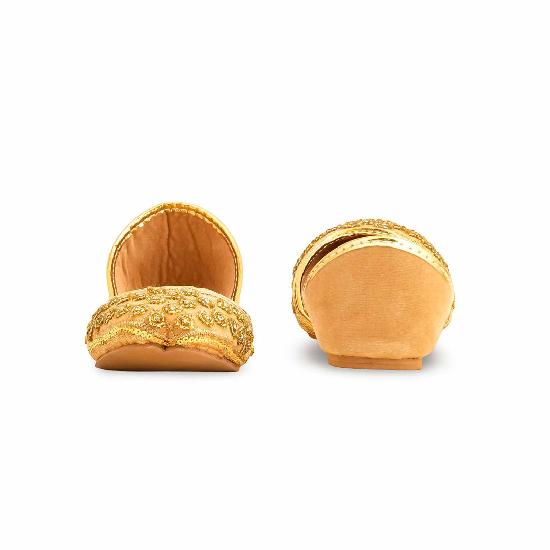 Girls Golden Fancy Khusa KD2447