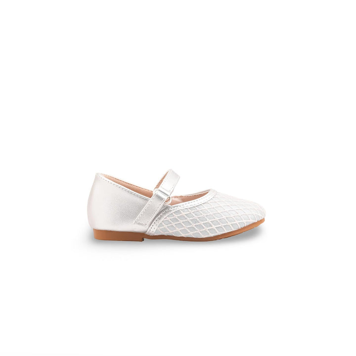Girls Silver Casual Sandal KD2457