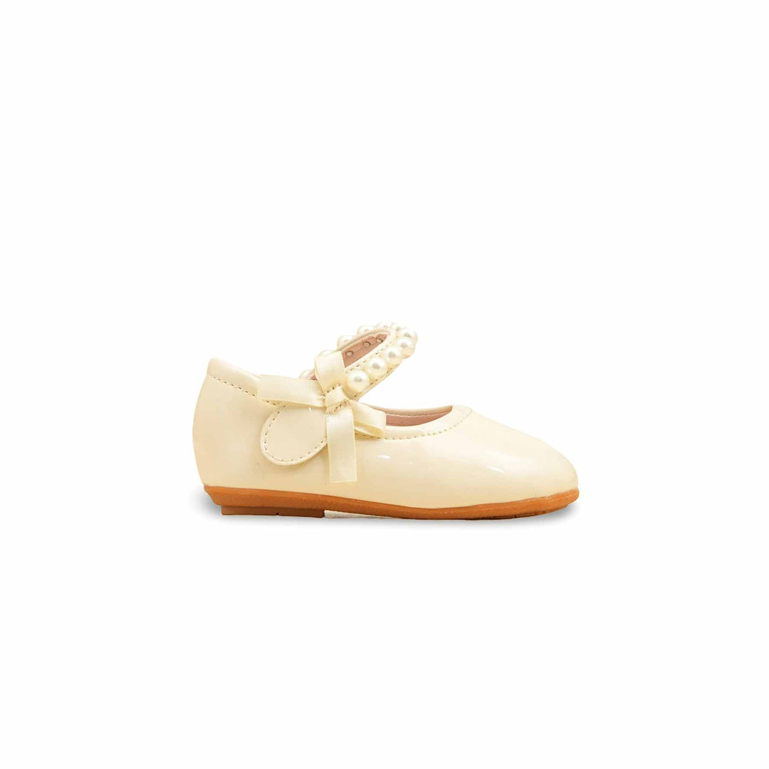 Girls Beige Casual Jogger KD2458