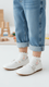 Girls White Formal Pumps KD2469