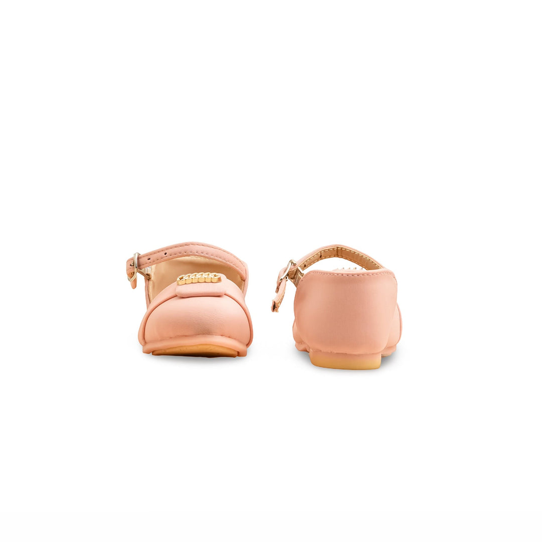 Girls Pink Formal Pumps KD2477