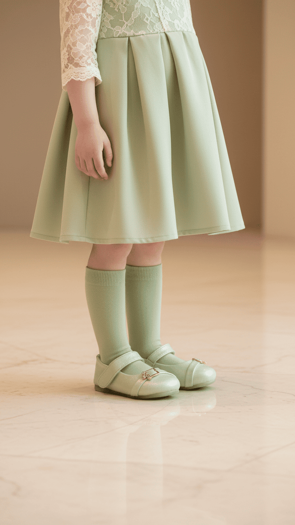 Girls PISTAGREEN Formal Pumps KD2484