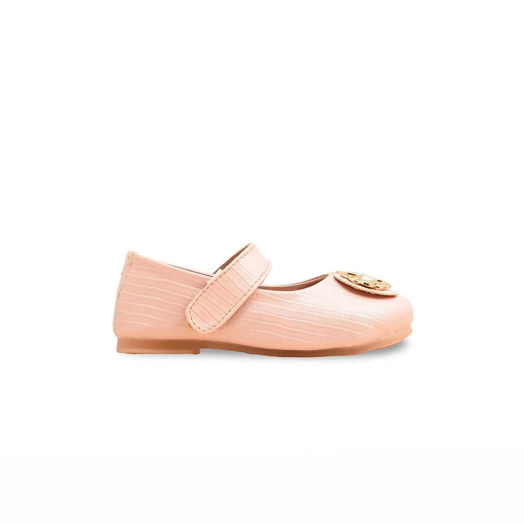 Girls Pink Formal Pumps KD2485