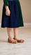 Girls Brown Fancy Pumps KD2488