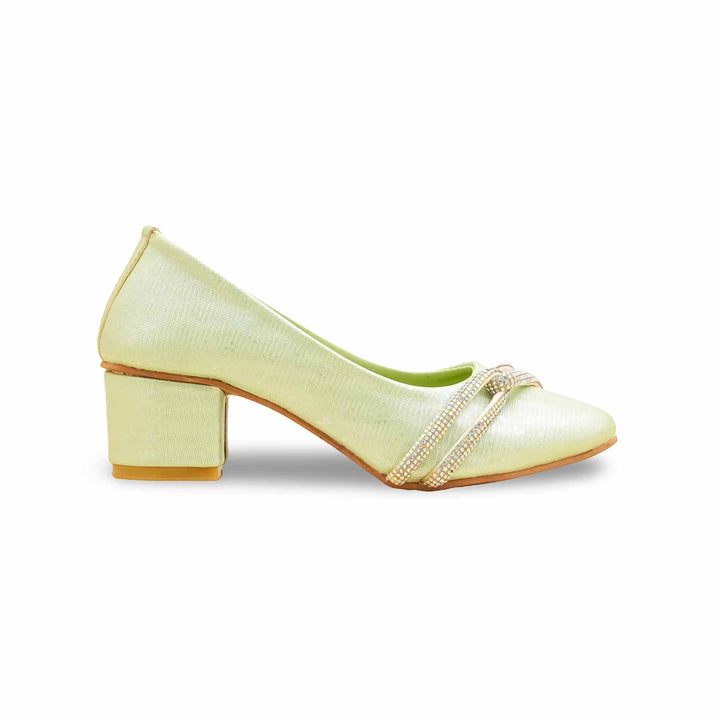 Girls PISTAGREEN Fancy Court Shoes KD2489