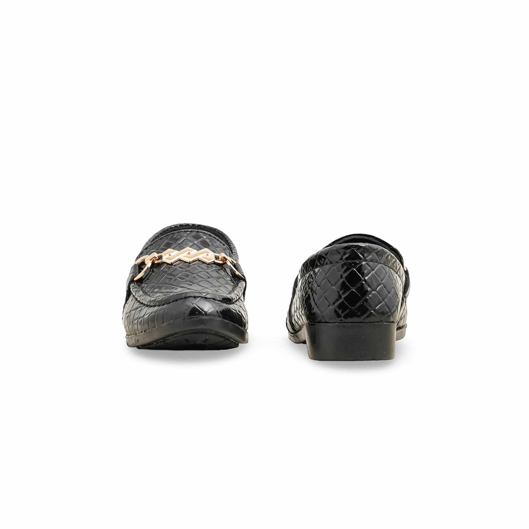 Boys Black Formal Shoes KD2495