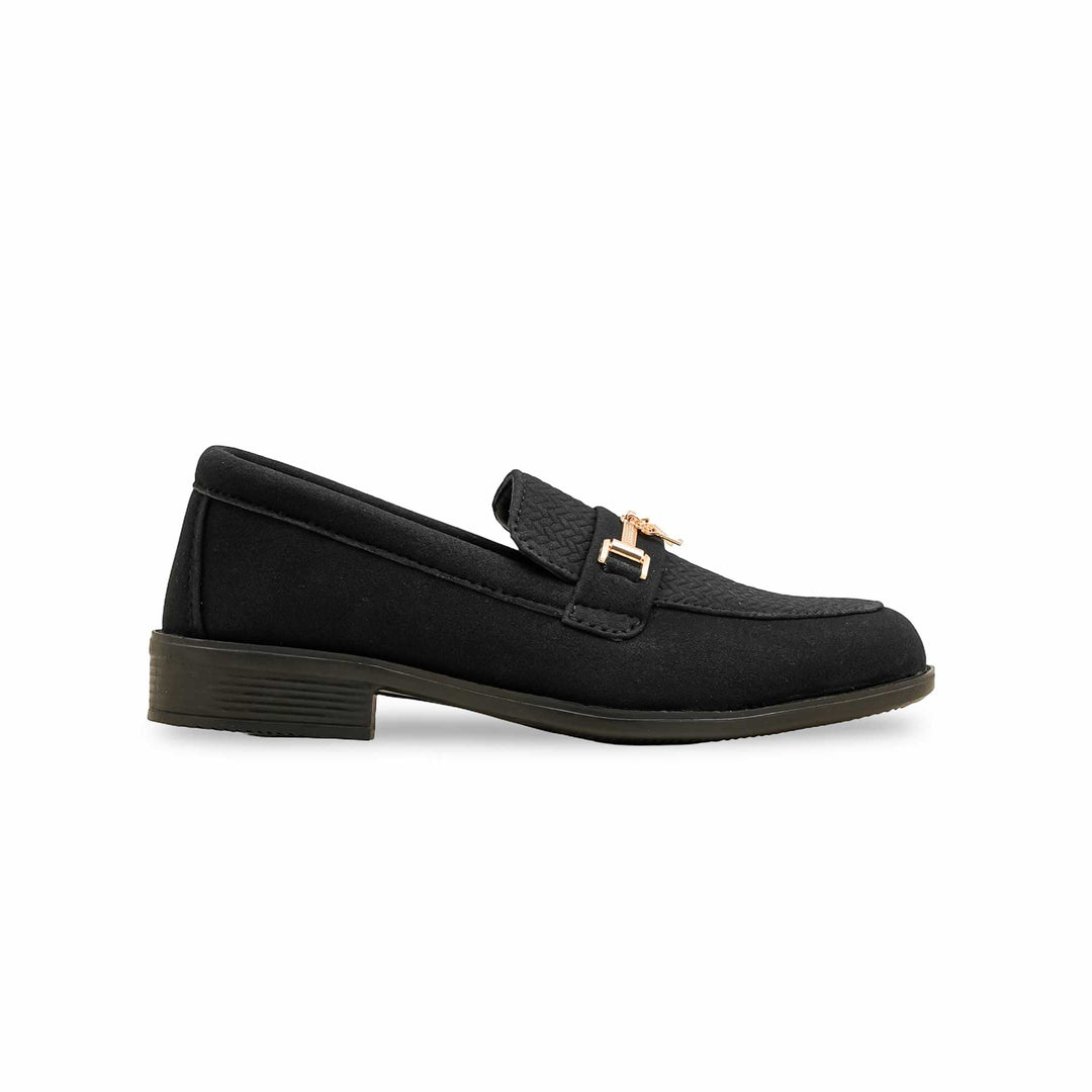 Boys Black Formal Shoes KD2496