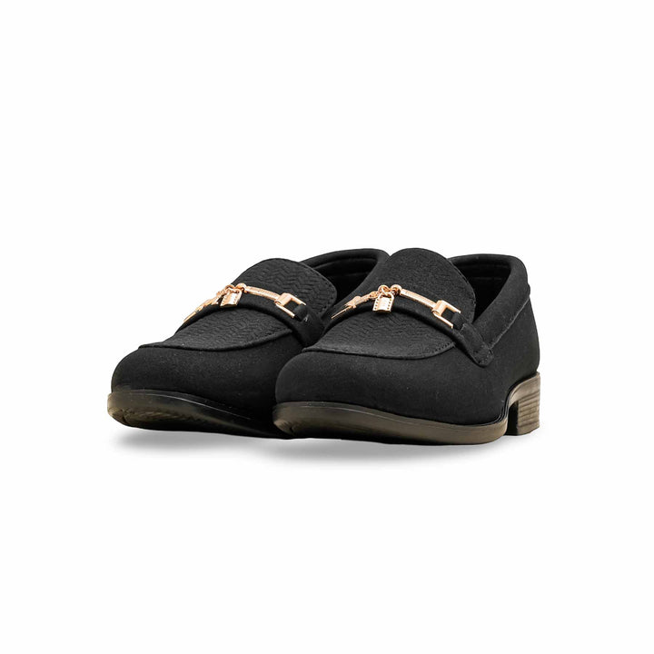 Boys Black Formal Shoes KD2496