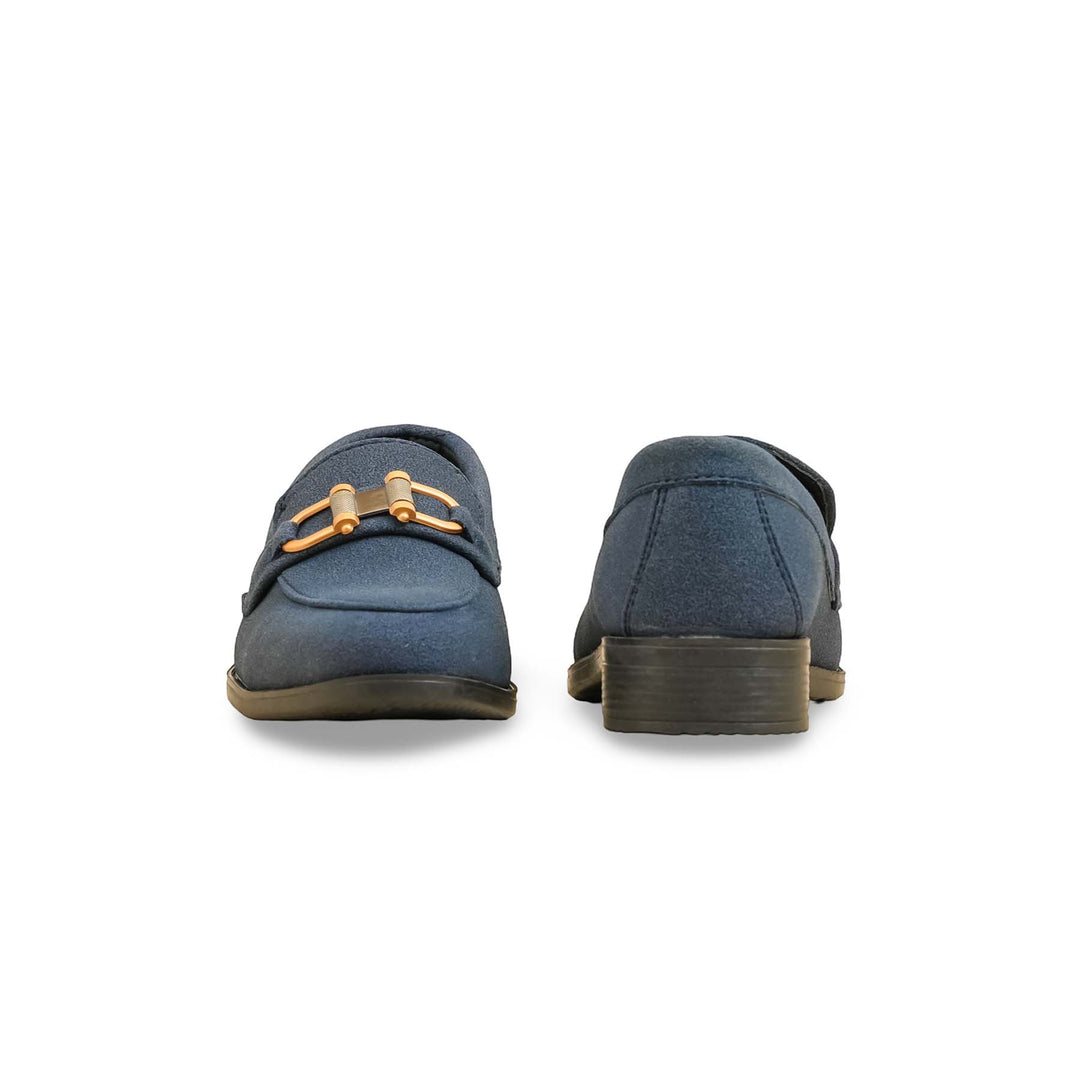 Boys Navy Formal Shoes KD2497