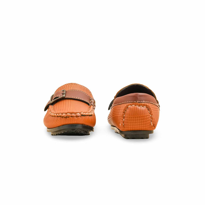 Boys Brown Formal Moccasin KD2505