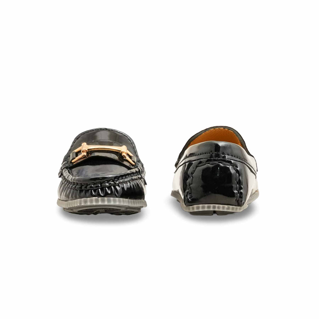 Boys Black Formal Moccasin KD2527