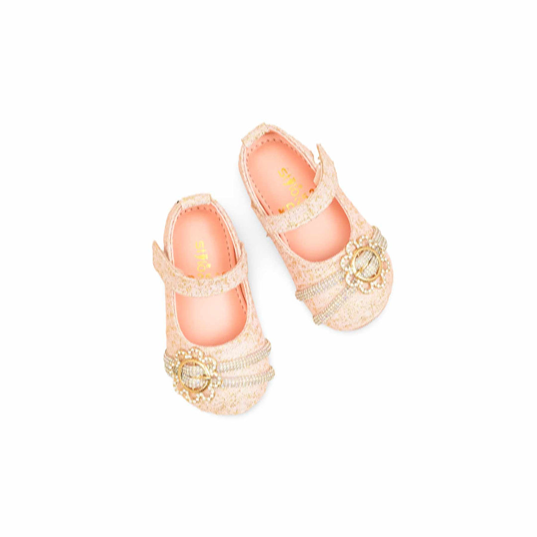 Girls Pink Fancy Pumps KD2532