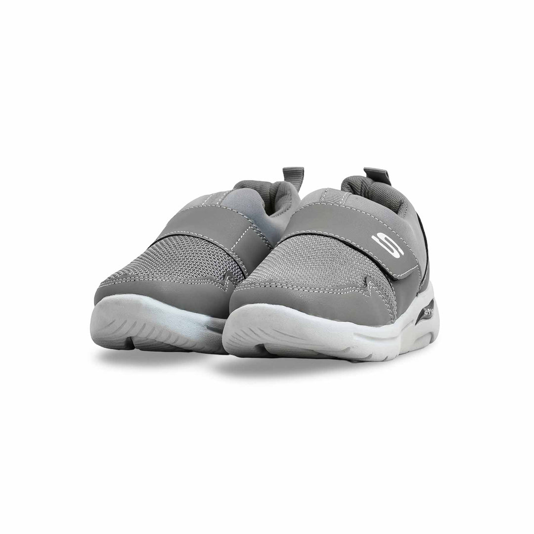 Boys Grey Casual Canvas KD2533