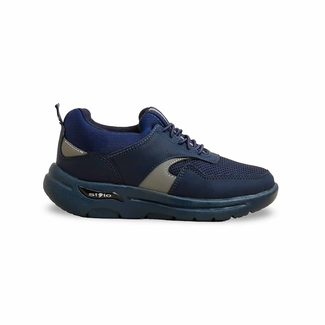 Boys Navy Casual Canvas KD2534