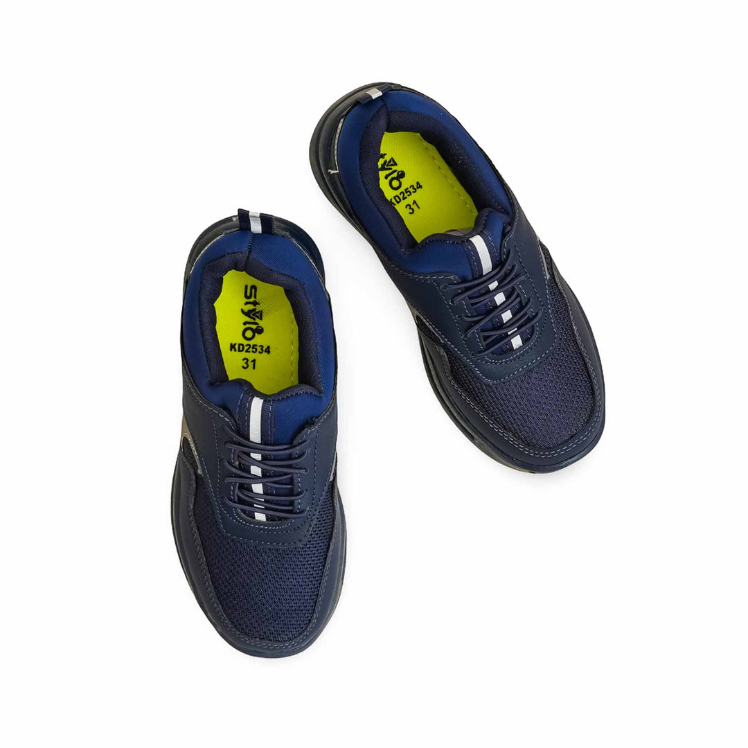 Boys Navy Casual Canvas KD2534
