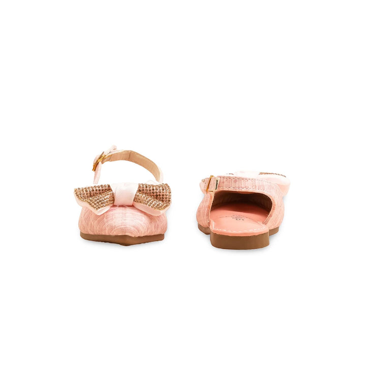 Girls Pink Formal Pumps KD2543