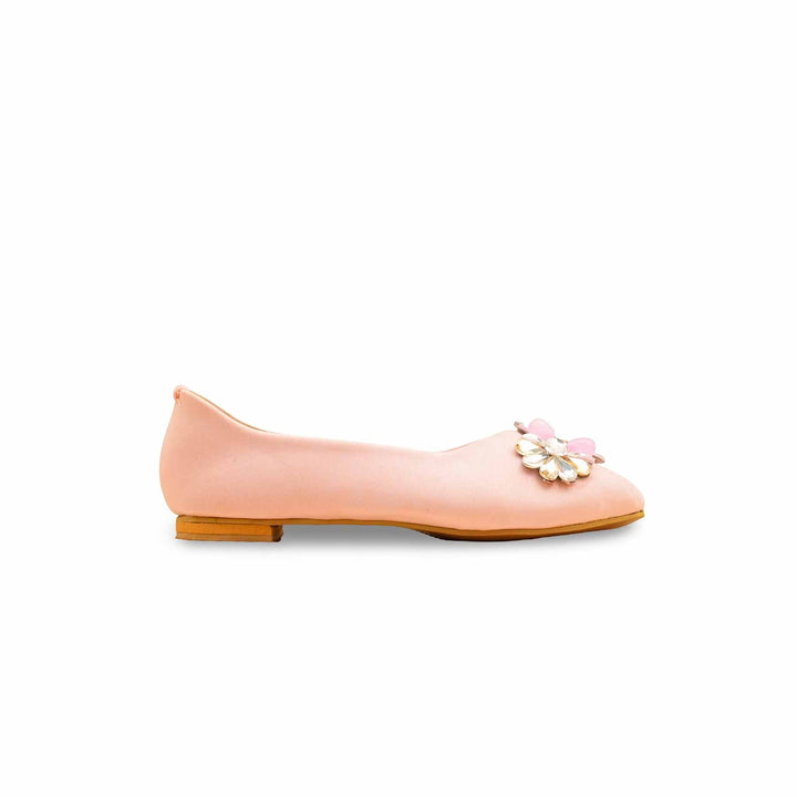 Girls Pink Formal Pumps KD2550
