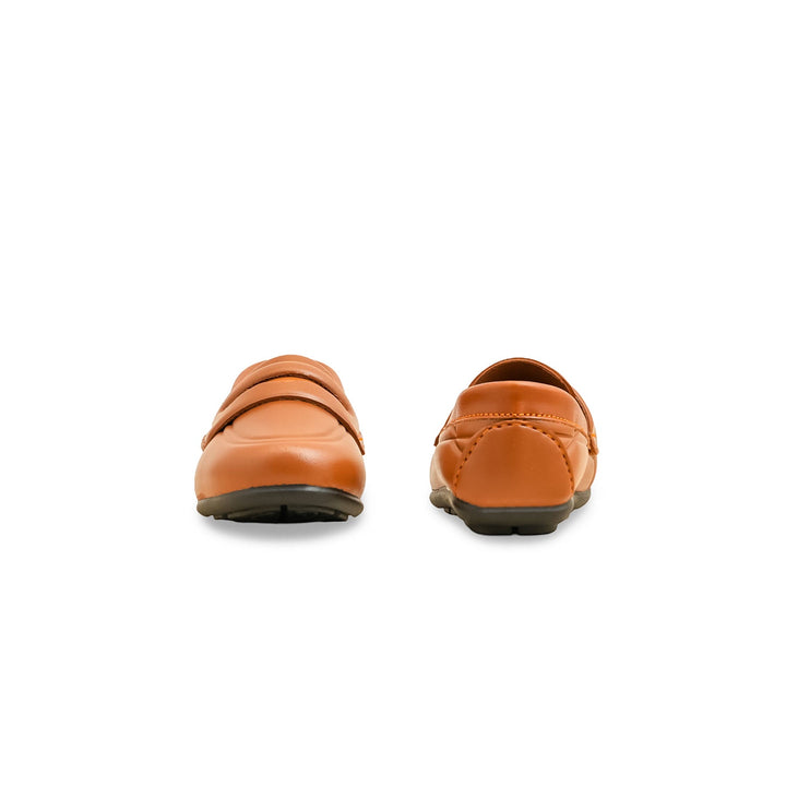 Boys Mustard Formal Moccasin KD2555