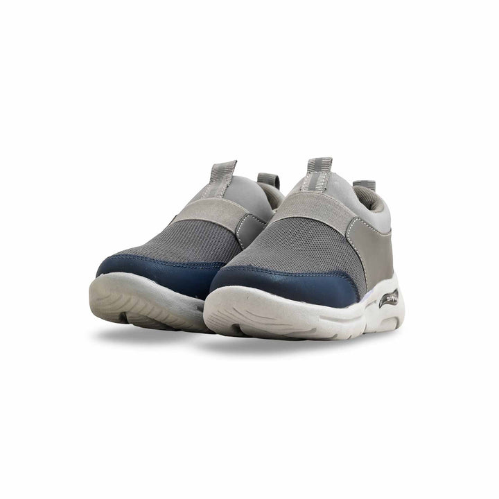Boys Grey Casual Canvas KD2576