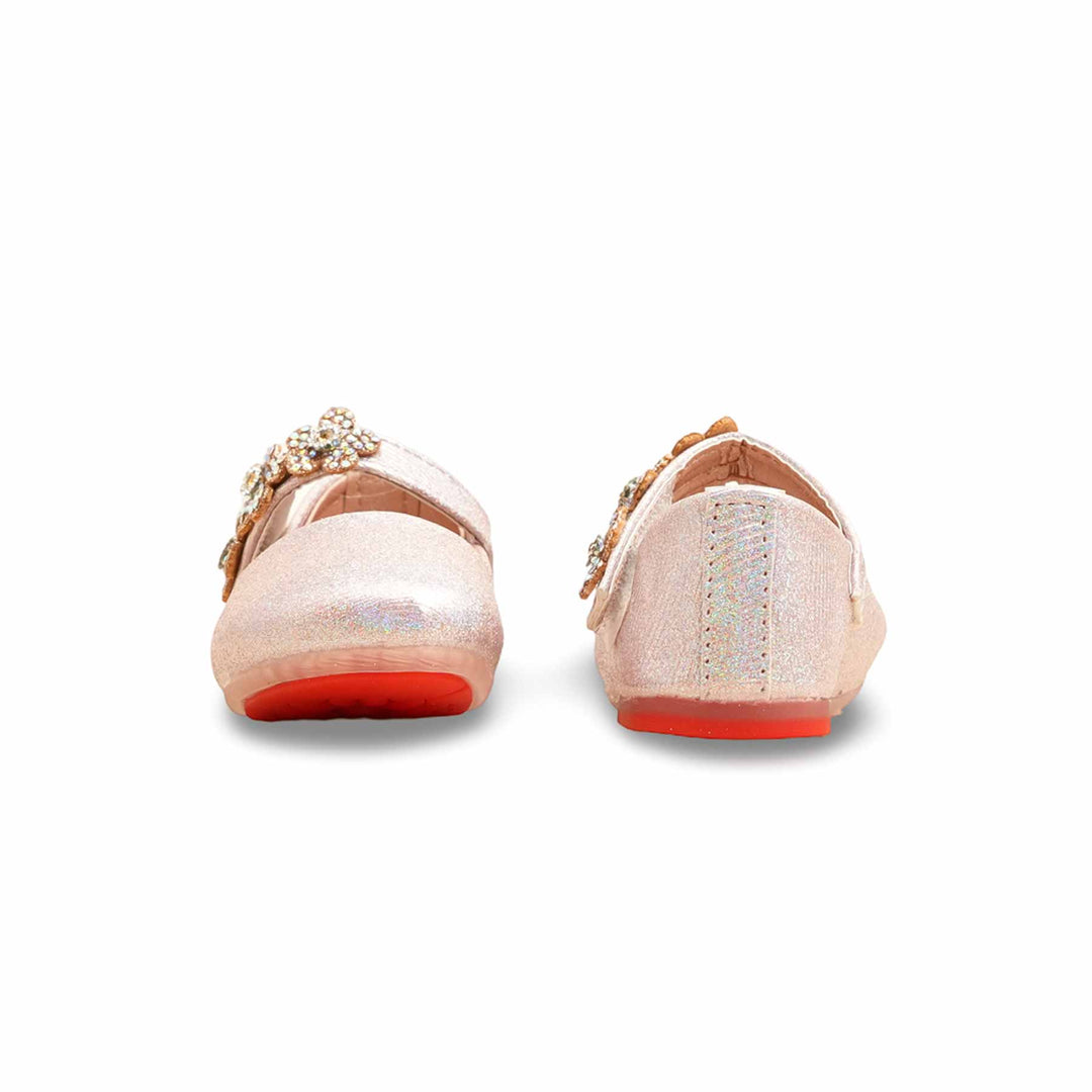 Girls Pink Fancy Pumps KD2581