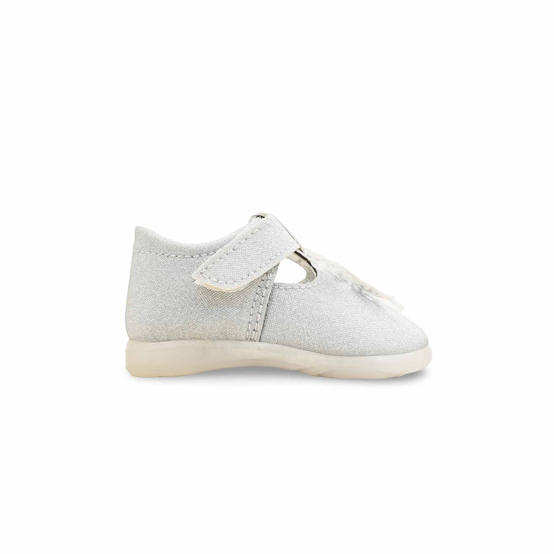 Babies Silver Casual Booties KD2588